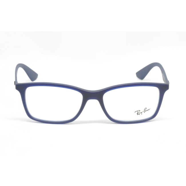 Ray-Ban RB 7047 col. 5450 è una montatura da vista in acetato blu satinato e calibro 54.