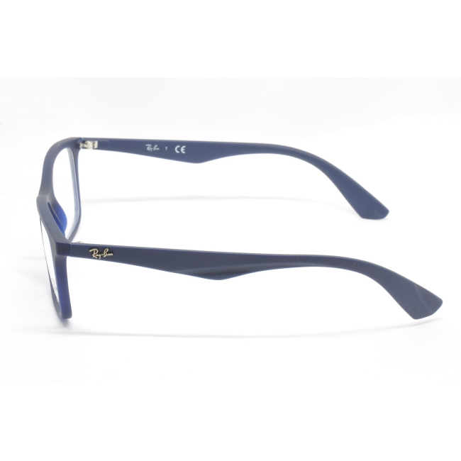 Ray-Ban RB 7047 col. 5450 è una montatura da vista in acetato blu satinato e calibro 54.