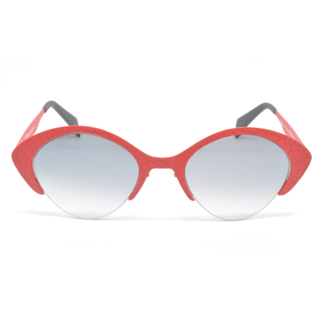 Italia Independent I-METAL 0505 col. CRK.051 è un occhiale da sole in metallo rosso effetto pelle e calibro 51.