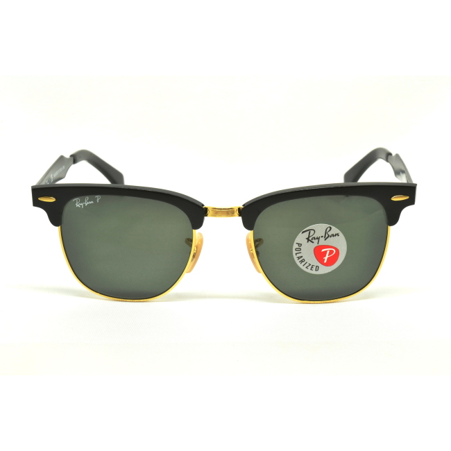 Ray-Ban RB 3507 CLUBMASTER Col.136/N5 POLARIZZATO Cal.51 New Occhiali da Sole-Sunglasses
