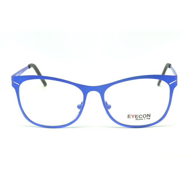 Y-light 106 col. 18 è una montatura da vista in metallo blu elettrico e calibro 54.