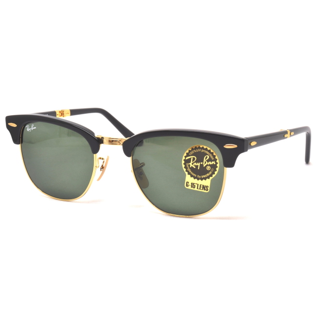 Ray-Ban RB 2176 CLUBMASTER FOLDING Col.901 Cal.51 New Occhiali da Sole-Sunglasses