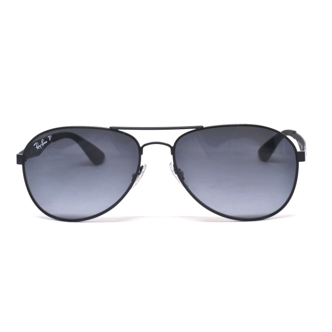 Ray-Ban RB 3549 col. 002/T3 è un occhiale da sole in metallo nero e calibro 61.