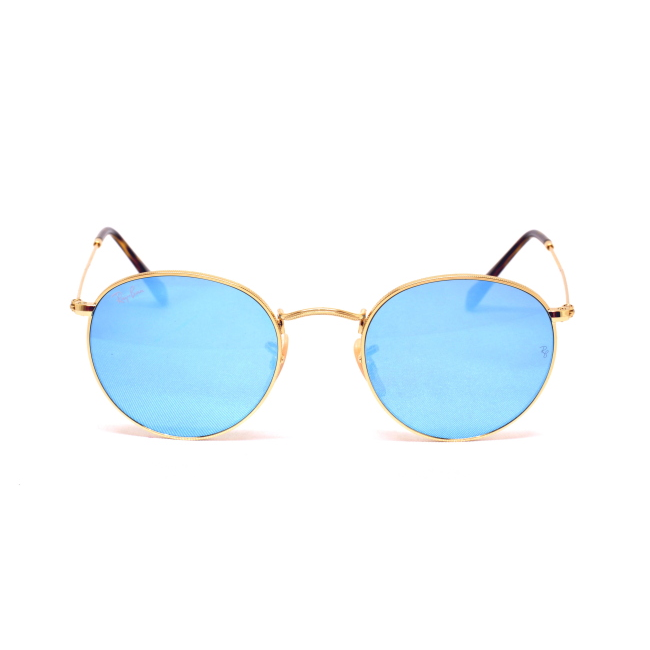 Ray-Ban RB 3447 N ROUND METAL Col.001/9O Cal.50 New Occhiali da Sole-Sunglasses