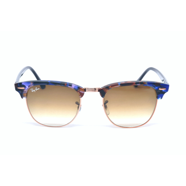 Ray-Ban RB 3016 CLUBMASTER Col.1256/51 Cal.49 New Occhiali da Sole-Sunglasses