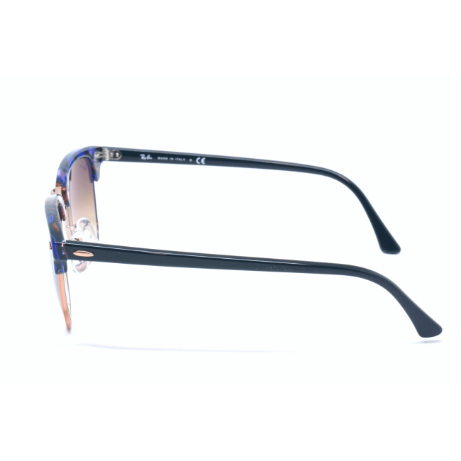 Ray-Ban RB 3016 CLUBMASTER Col.1256/51 Cal.49 New Occhiali da Sole-Sunglasses