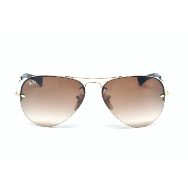 Ray-Ban RB 3449 col. 001/13 è un occhiale da sole in metallo oro e calibro 59.