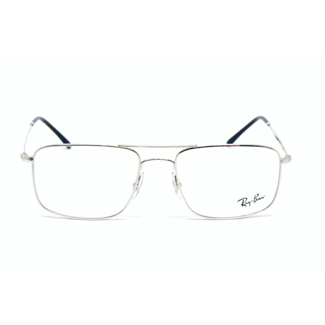Ray-Ban Vista RB 6434 col. 2501 è una montatura da vista in metallo argento e calibro 55.