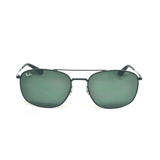 Ray-Ban RB 3654 col. 002/71 è un occhiale da sole in metallo nero e calibro 60.