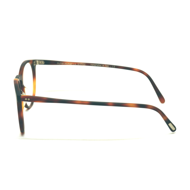 Oliver Peoples OV 5183 O'MALLEY col. 1552 è una montatura da vista da uomo in acetato marrone tartarugato satinato, dalla forma pantos e calibro 47.