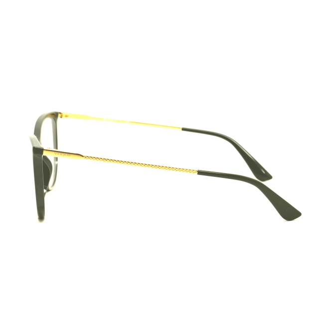 Vogue VO 5239 col. W44 è una montatura da vista in acetato nero lucido e calibro 54.