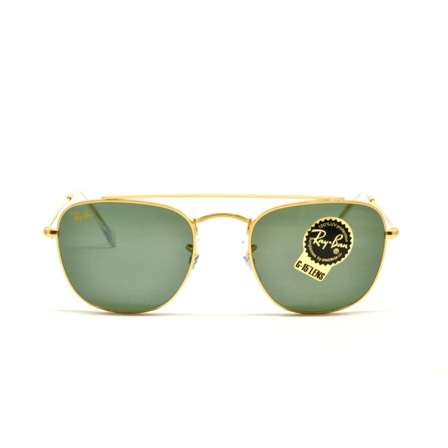 Ray-Ban RB 3557 col. 9196/31 è un occhiale da sole in metallo oro e calibro 51.