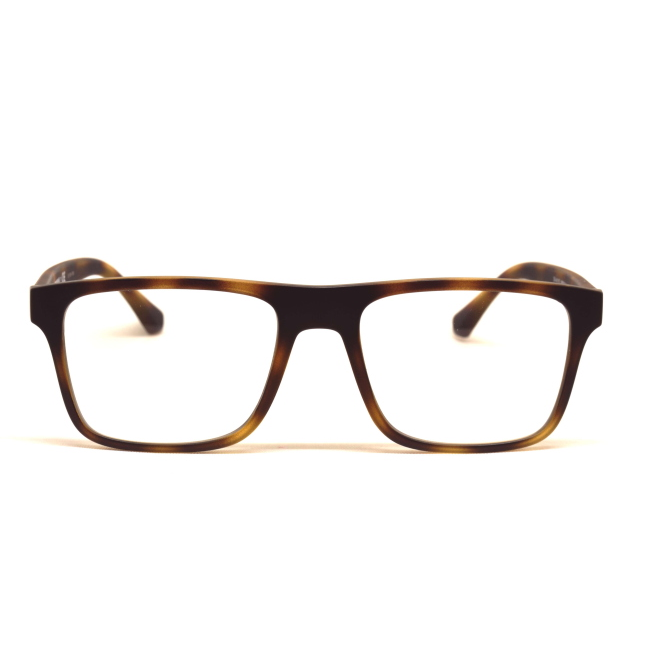 Emporio Armani EA 4115 + CLIP col. 5802/1W è un occhiale da sole in acetato marrone tartarugato satinato e calibro 54.