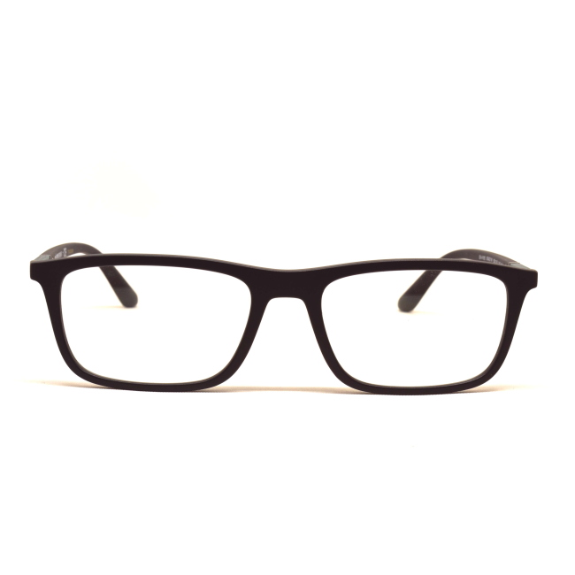 Emporio Armani EA 4160 + 2 CLIP col. 5042/1W è un occhiale da sole da uomo in acetato nero satinato, dalla forma rettangolare e calibro 55.