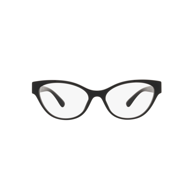 Versace 3305 col. GB1 è una montatura da vista in acetato nero lucido e calibro 53.