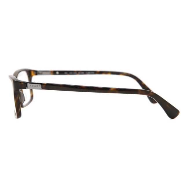 Prada VPR 06S col. 2AU-1O1 è una montatura da vista in acetato marrone tartarugato e calibro 56.