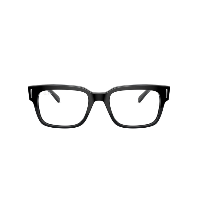 Ray-Ban RX 5388 col. 2000 è una montatura da vista in acetato nero lucido e calibro 53.