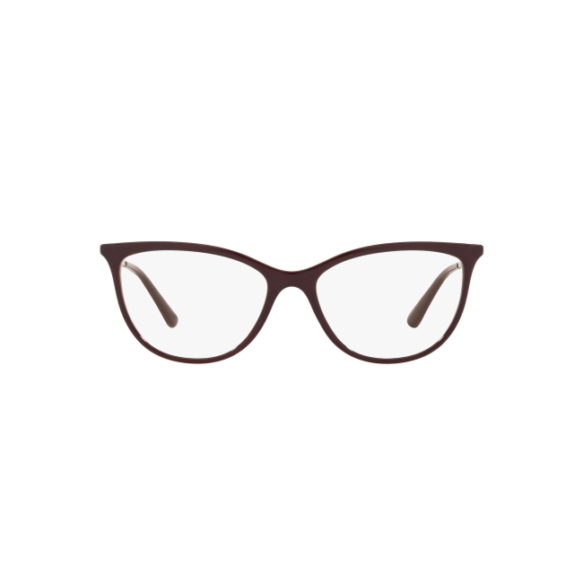 Vogue VO 5239 col. 2907 è una montatura da vista in acetato marrone scuro su rosa trasparente e calibro 52.