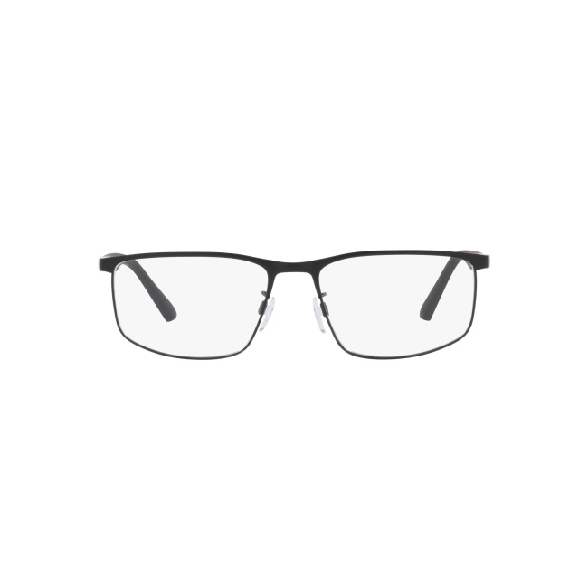 Emporio Armani EA 1131 col. 3001 è una montatura da vista da uomo in metallo nero satinato, dalla forma pillow e calibro 54.