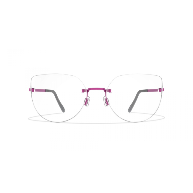 BLACKFIN BF 941 AERO A-N col. 1367 è una montatura da vista in titanio fucsia metallizzato.