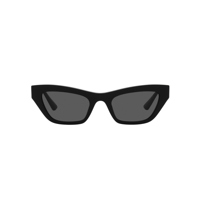 Versace VE 4419 col. GB1/87 è un occhiale da sole in acetato nero lucido e calibro 52.