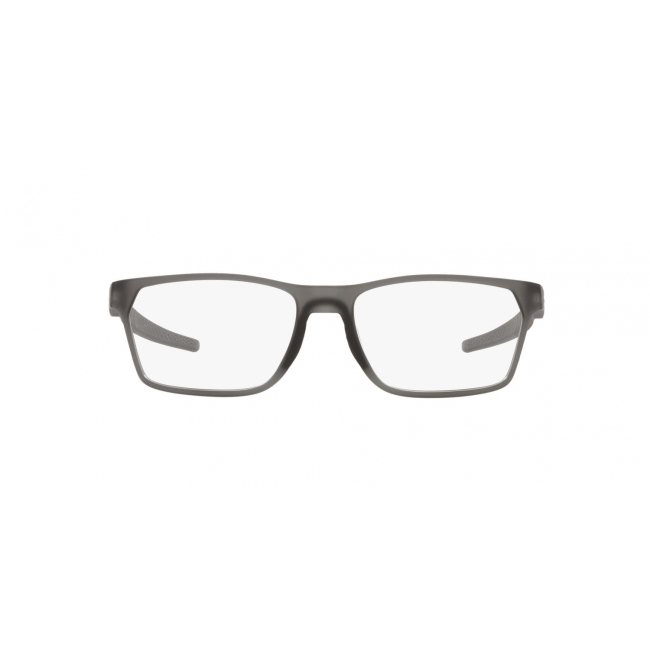Oakley OX 8032 0255 HEX JECTOR col. 02 è una montatura da vista in acetato grigio satinato e calibro 55.