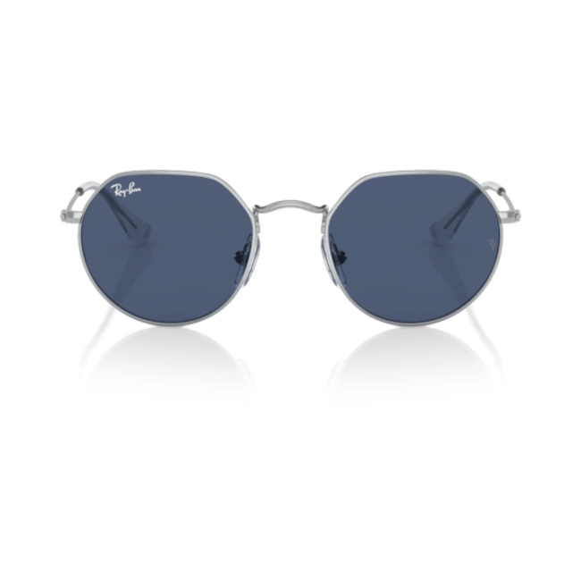 Ray-Ban Junior RJ 9565 S col. 212/80 è un occhiale da sole in metallo argento e calibro 47.