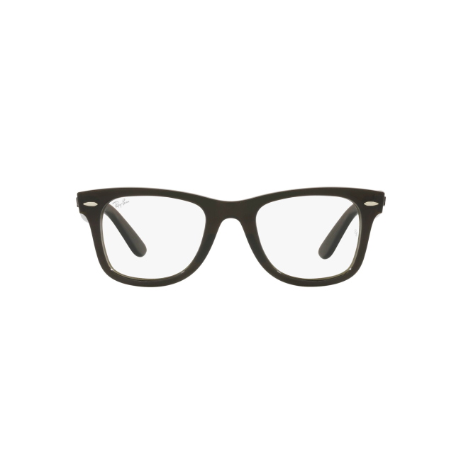 Ray-Ban RB 4340 V WAYFARER col. 8224 è una montatura da vista in acetato verde oliva trasparente e calibro 50.