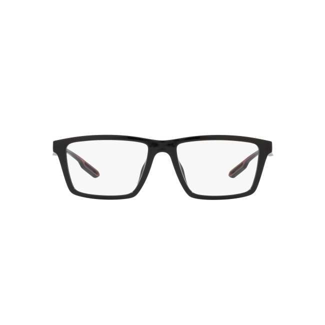 Emporio Armani EA 4189U col. 5017/1W è una montatura da vista da uomo in acetato nero lucido, dalla forma rettangolare e calibro 55.