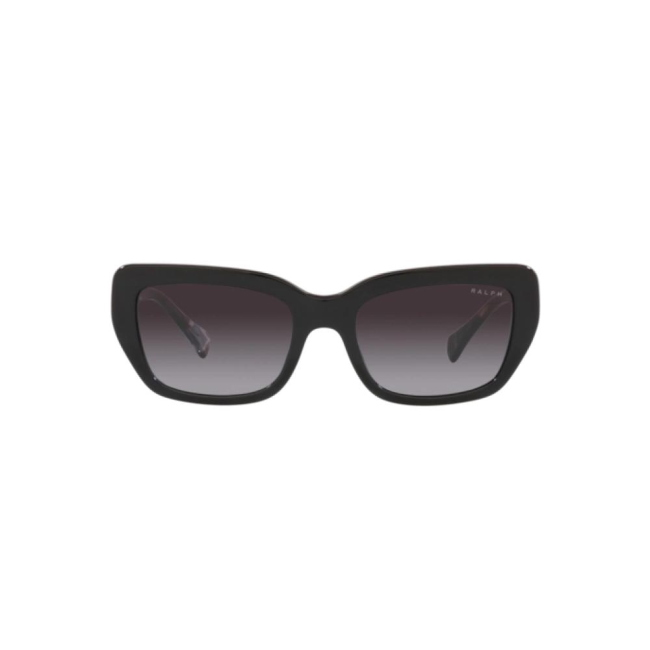 Ralph RA 5292 col. 5001/8G è un occhiale da sole in acetato nero lucido e calibro 53.