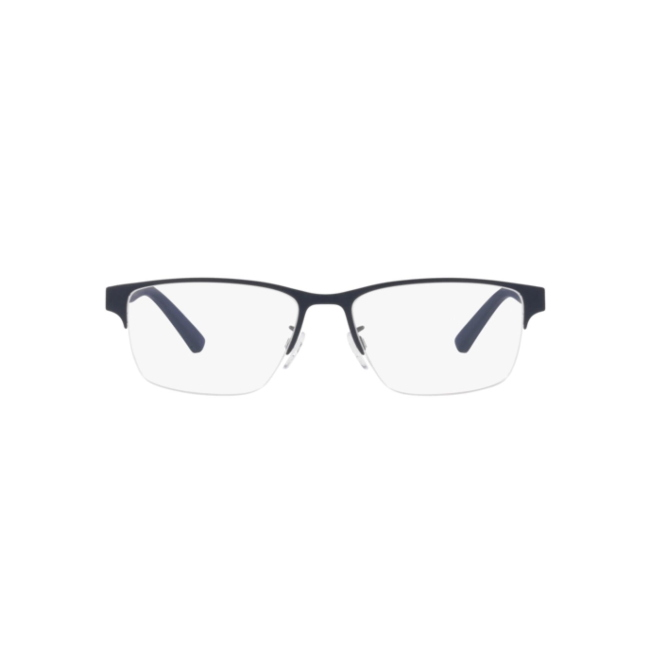 Emporio Armani EA 1138 col. 3018 è una montatura da vista in metallo blu satinato e calibro 54.