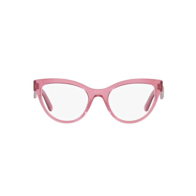 Dolce & Gabbana DG 3372 col. 3405 è un occhiale da sole in cellulide rosa striato e calibro 52.