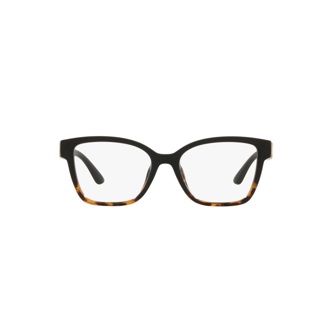 MICHAEL KORS MK 4094 U KARLIE I col. 3912 è una montatura da vista da donna in acetato nero e tartarugato, dalla forma squadrata e calibro 53.
