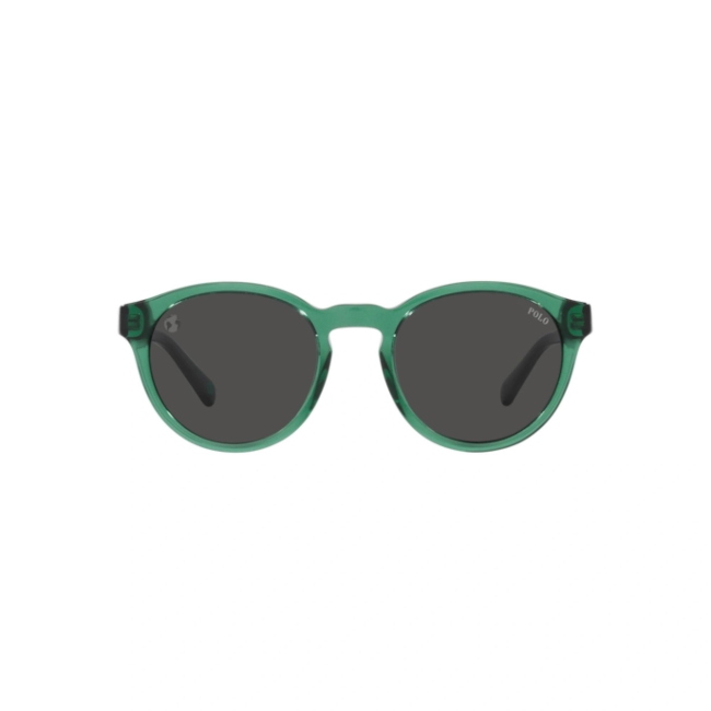 Polo Ralph Lauren PH 4192 col. 6084/87 è un occhiale da sole in acetato verdone trasparente e calibro 51.