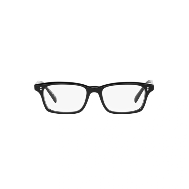 Oliver Peoples OV 5501 U EDELSON col. 1005 è una montatura da vista da donna in acetato nero lucido, dalla forma rettangolare e calibro 52.