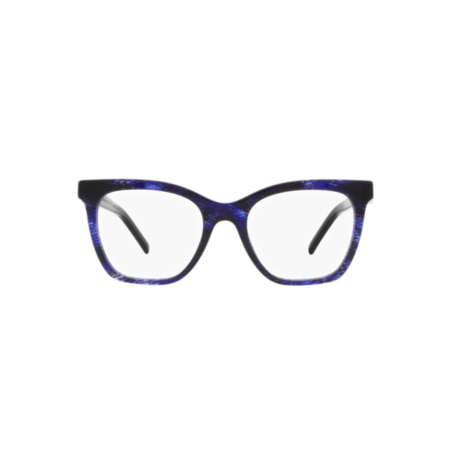 Giorgio Armani AR 7238 col. 6000 è una montatura da vista in acetato striato viola trasparente e opaco e calibro 52.