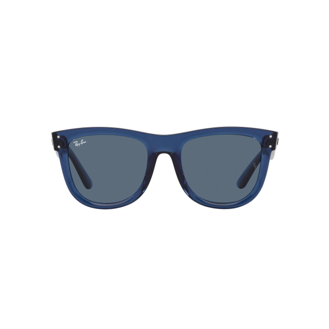 Ray-Ban RB R0502S WAYFARER REVERSE col. 6708/3A è un occhiale da sole in acetato trasparente blu e calibro 50.