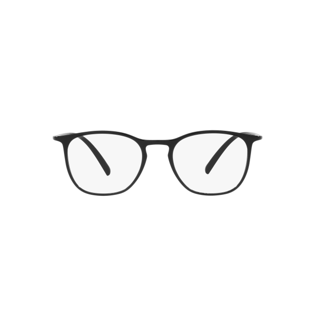 Armani AR 7202 col. 5001 è una montatura da vista in acetato nero lucido e calibro 53.
