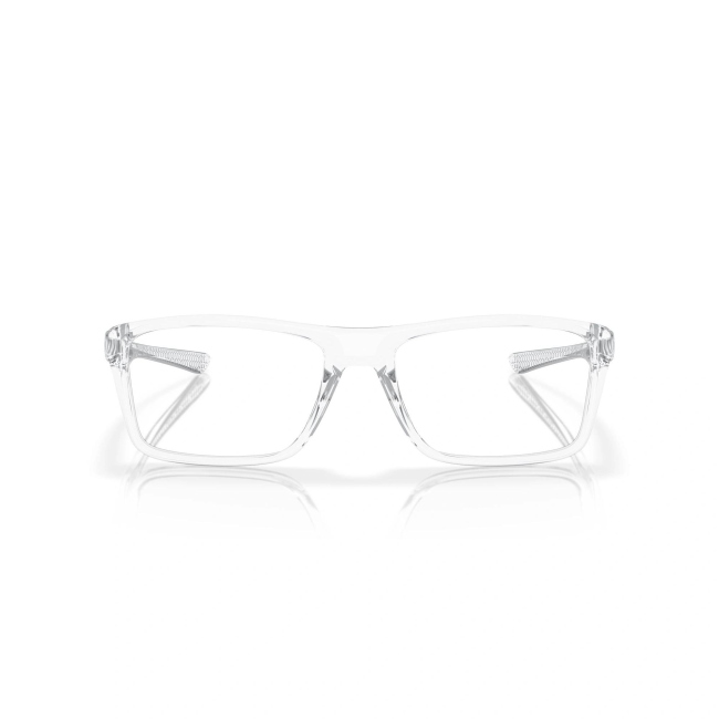 Oakley OX 8178-0355 RAFTER col. 03 è una montatura da vista in acetato trasparente e calibro 55.