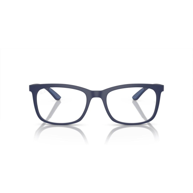Ray-Ban RB 7230 LITEFORCE col. 5207 è una montatura da vista in acetato blu satinato e calibro 54.