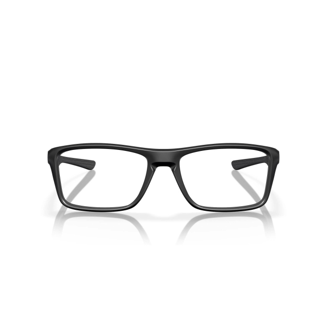 Oakley OX 8178 RAFTER col. 01 è una montatura da vista in acetato nero satinato e calibro 55.