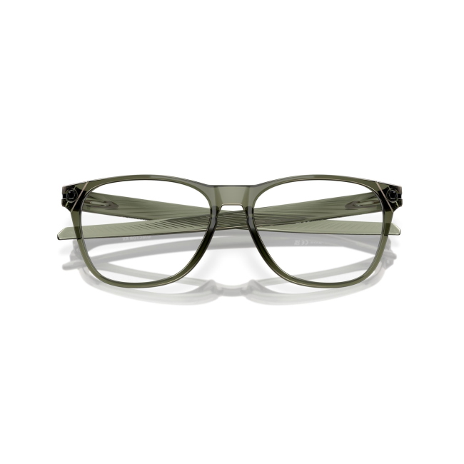 Oakley OX 8177 OJECTOR RX col. 07 è una montatura da vista in acetato verde oliva trasparente e calibro 54.