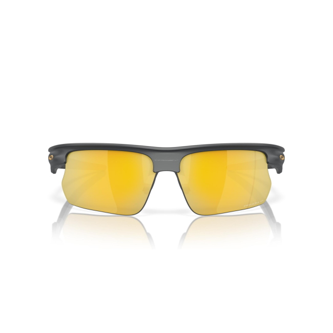 Oakley OO 9400 BISPHAERA col. 12 è un occhiale da sole in acetato carbonio satinato nero e calibro 68.