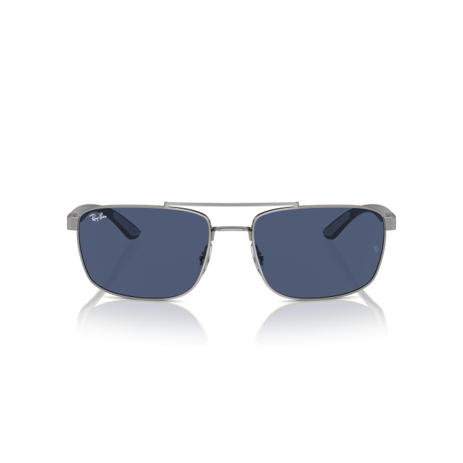 Ray-Ban RB 3737 col. 004/80 è un occhiale da sole in metallo canna di fucile grigio e calibro 60.