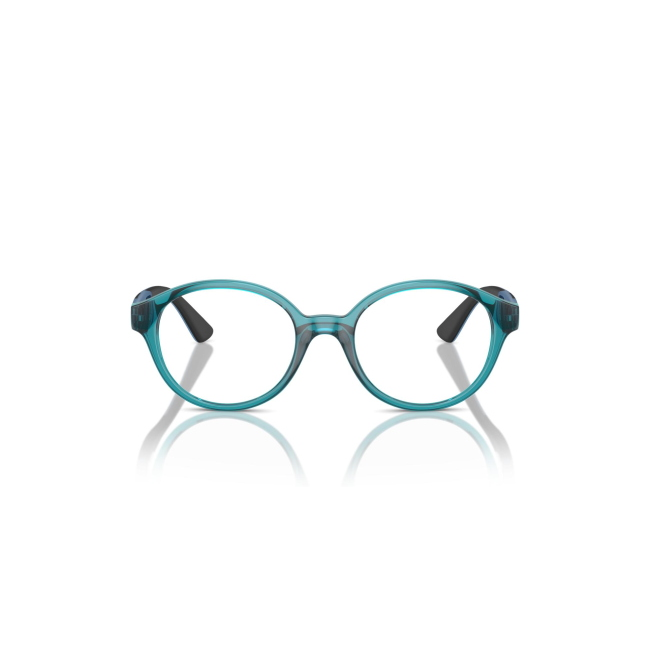 Vogue Kids VY 2025 col. 3068 è una montatura da vista in acetato blu trasparente e calibro 45.