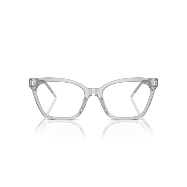 Giorgio Armani AR 7257-U col. 6080 è una montatura da vista in acetato grigio trasparente e calibro 54.