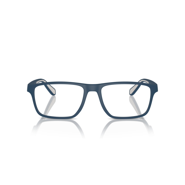 Emporio Armani EA 3233 col. 5763 è una montatura da vista in acetato blu e grigio satinato e calibro 56.