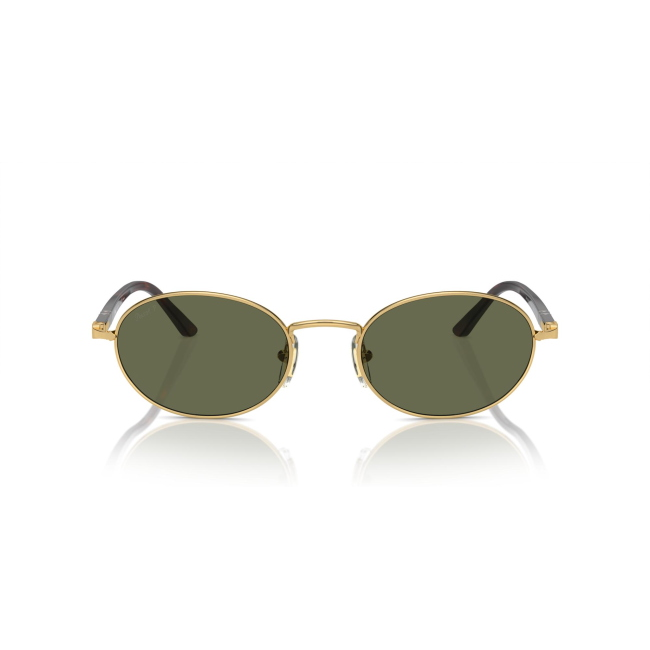 Persol PO 1018-S IDA col. 515/58 è un occhiale da sole da donna in metallo oro e celluloide marrone tartarugato, dalla forma ovale e calibro 55.
