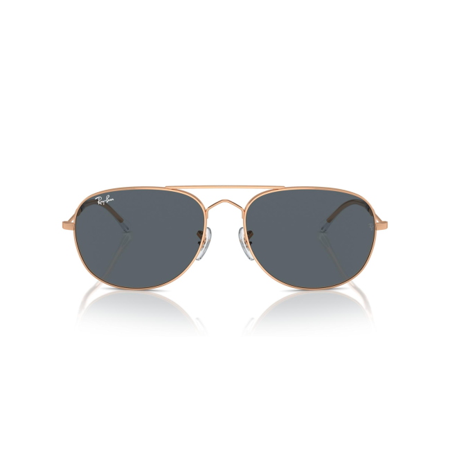 Ray-Ban RB 3735 AVIATOR BAIN BRIDGE col. 9202/R5 è un occhiale da sole in metallo oro rosa e calibro 57.