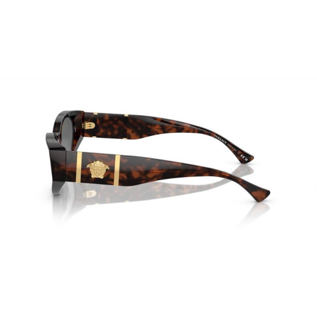 Versace VE 4454 col. 5429/87 è un occhiale da sole in acetato marrone tartarugato e calibro 55.